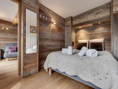 Plan de l'établissement Appartement rénové 1 chambre + alcôve, ski aux pieds, Val Village - FR-1-567-65