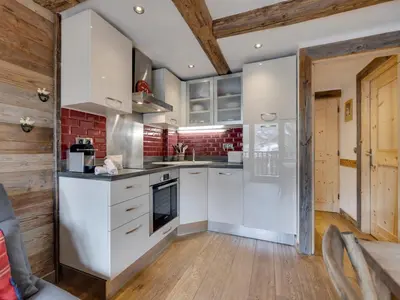 Plan de l'établissement Appartement rénové 1 chambre + alcôve, ski aux pieds, Val Village - FR-1-567-65
