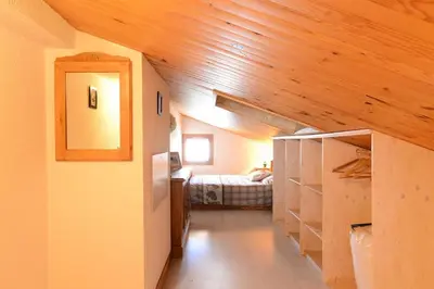 Un ou plusieurs lits dans un hébergement de l'établissement Résidence Croix Du Sud - Spacieux et agréable appartement · Cœur de station · Vue vallée · Balcon MAE-3541