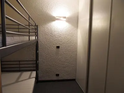 Un ou plusieurs lits dans un hébergement de l'établissement Résidence Amethyste - Studio entièrement rénové · Ski aux pieds · Vue pistes · Balcon MAE-3547