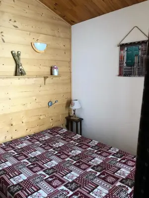 Un ou plusieurs lits dans un hébergement de l'établissement Résidence Andromede - Appartement lumineux · Accès direct aux pistes · Vue pistes MAE-3577