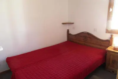 Un ou plusieurs lits dans un hébergement de l'établissement Résidence Carene - Appartement tout confort avec mezzanine · Proche des pistes · Vue pistes MAE-3579