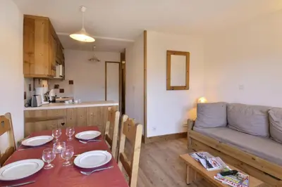 Cuisine ou kitchenette dans l'établissement Résidence Carene - Appartement tout confort · Proche des pistes · Vue pistes MAE-3585