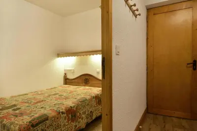 Un ou plusieurs lits dans un hébergement de l'établissement Résidence Carene - Appartement tout confort · Proche des pistes · Vue pistes MAE-3585