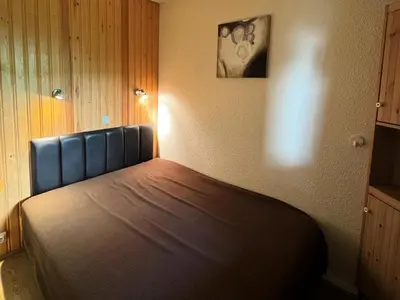 Un ou plusieurs lits dans un hébergement de l'établissement Résidence Andromede - Appartement tout confort · Au pied des pistes · Vue pistes MAE-3603