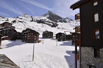 L'établissement Résidence Onyx - Studio chaleureux et tout confort · Accès direct aux pistes · Vue Pistes MAE-3616 en hiver