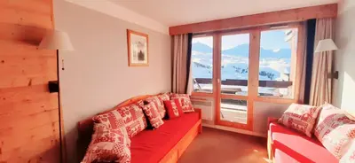 Plan de l'établissement Résidence Themis - Charmant studio · Accès direct aux pistes · Vue pistes · Casier à skis MAE-3621
