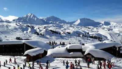 Plan de l'établissement Résidence Themis - Charmant studio · Accès direct aux pistes · Vue pistes · Casier à skis MAE-3621