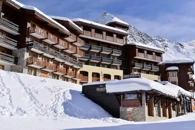 Plan de l'établissement Résidence Andromede - Appartement tout confort et spacieux · Accès direct aux pistes · Vue pistes MAE-3653