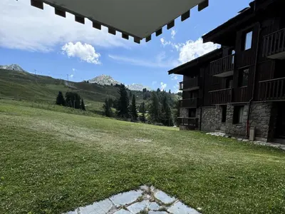Plan de l'établissement Résidence Amethyste - Appartement confortable · Accès direct aux pistes · Vue pistes · Rez-de-chaussée MAE-3670