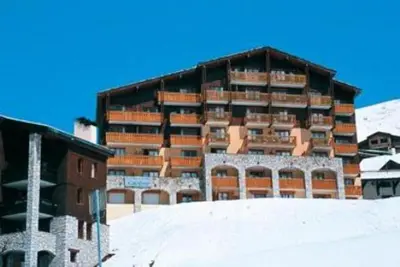 L'établissement Résidence Carene - Appartement agréable · Proche des pistes · Vue pistes · Balcon MAE-3691 en hiver