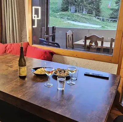 Boissons dans l'établissement Résidence Aigue-marine - Studio agréable · Accès direct aux pistes MAE-3741
