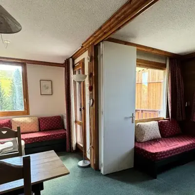 Résidence Aigue-marine - Studio fonctionnel · Skis aux pieds · Balcon MAE-3786