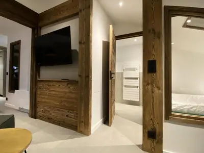 Télévision ou salle de divertissement dans l'établissement Résidence Aigue-marine - Appartement tout confort · Skis aux pieds · Vue vallée MAE-3794