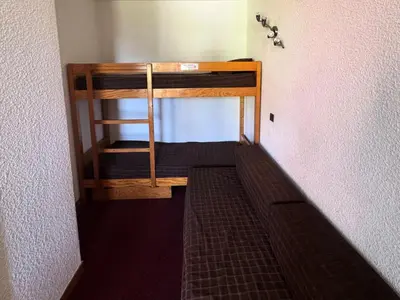 Un ou plusieurs lits dans un hébergement de l'établissement Résidence Agate - Studio fonctionnel · Au pied des pistes · Vue vallée MAE-3796