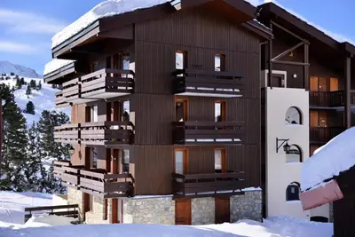 Plan de l'établissement Résidence Onyx - Studio fonctionnel · Au pied des pistes · Vue pistes MAE-3804
