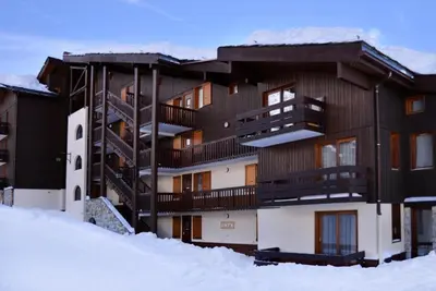 Plan de l'établissement Résidence Onyx - Studio fonctionnel · Au pied des pistes · Vue pistes MAE-3804
