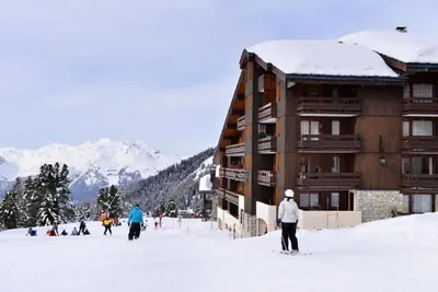 Plan de l'établissement Résidence Onyx - Studio fonctionnel · Au pied des pistes · Vue pistes MAE-3804