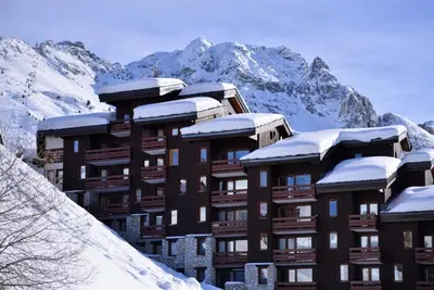 Plan de l'établissement Résidence Beryl - Studio divisible agréable · Coeur de station · Vue pistes · Casier à skis MAE-6350