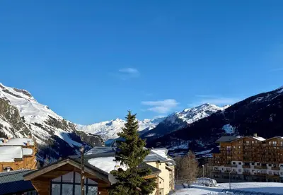 Paysage naturel près de le chalet