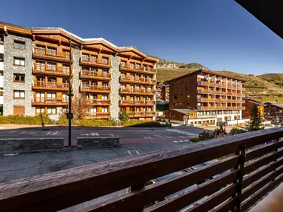 Vue générale sur la montagne ou vue sur la montagne depuis l'appartement