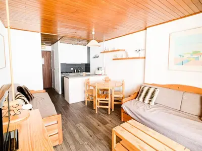 Cuisine ou kitchenette dans l'établissement Résidence Tommeuses - Appartement fonctionnel·Proches des pistes et des MAE-6731