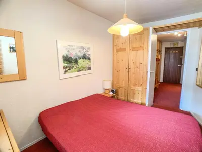 Un ou plusieurs lits dans un hébergement de l'établissement Résidence Tommeuses - Appartement confortable·Pieds des pistes·Balcon MAE-6733