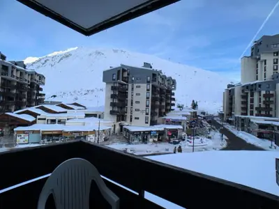 Vue générale sur la montagne ou vue sur la montagne depuis l'appartement