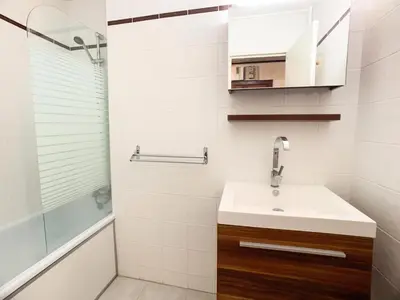 Salle de bains dans l'établissement Résidence Grand Tichot B - 2 pièces au dessus du sherpa MAE-6780