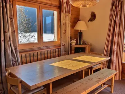 Plan de l'établissement Chalet pour 10 pers, 5 pièces, parking, calme à la montagne - FR-1-411-683