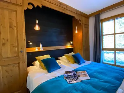 Un ou plusieurs lits dans un hébergement de l'établissement Appartement de Standing - ARC 1950 - 6 personnes - départ et retour à skis