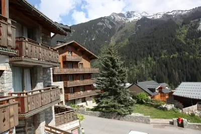 Vue générale sur la montagne ou vue sur la montagne depuis l'appartement