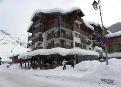 L'établissement Val-d'Isère - 2 pièces + cabine au pied des pistes en hiver