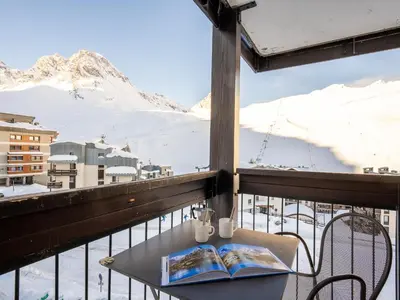 Vue générale sur la montagne ou vue sur la montagne depuis l'appartement