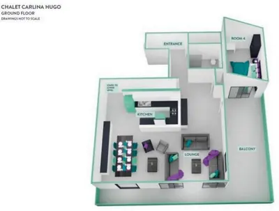 Plan de l'établissement Chalet Hugo by Les Etincelles