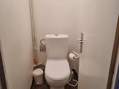 Salle de bains dans l'établissement Charmant 2 pièces sud avec balcon, Tignes Val-Claret, proche pistes - FR-1-449-28
