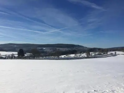 Paysage naturel près de le chalet