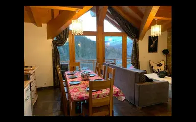 Coin salon dans l'établissement Mont Blanc