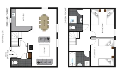 Plan de l'établissement Chalet Chamois
