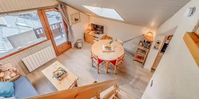 Coin salon dans l'établissement Résidence Le Centre - 3 Pièces pour 6 Personnes MAE-0544