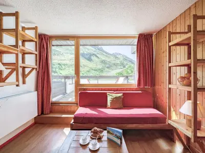 Vue générale sur la montagne ou vue sur la montagne depuis l'appartement