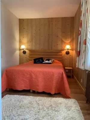 Un ou plusieurs lits dans un hébergement de l'établissement Val Claret, Tignes T2 tout confort de 36m2