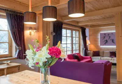Un ou plusieurs lits dans un hébergement de l'établissement Madame Vacances Chalet Davos