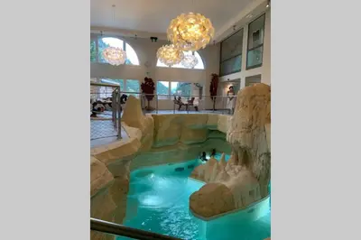 Piscine de l'établissement ARC 1950 - Hameau du Glacier appartement duplex 8 pers ou située à proximité