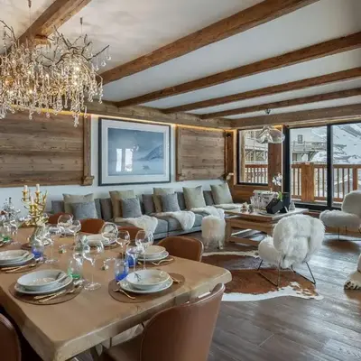 Appartement élégant avec jacuzzi à Val-d'Isère - 4 chambres en suite