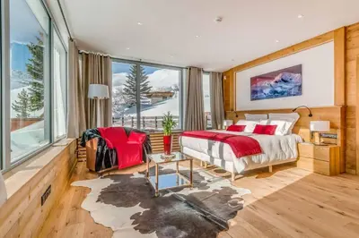 Un ou plusieurs lits dans un hébergement de l'établissement Luxury apartment Stay With us Resorts