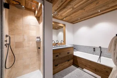 Salle de bains dans l'établissement Grand Pré