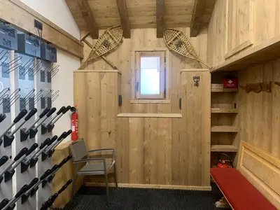 Plan de l'établissement Alpine Chalet with Spa and pets