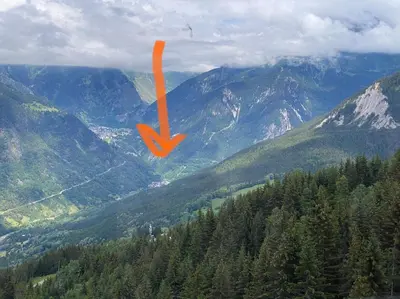 Paysage naturel près de l'appartement