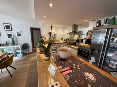 Cuisine ou kitchenette dans l'établissement Casa Vitale Villard du Planay